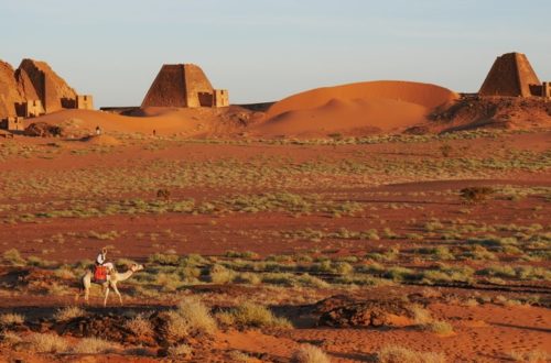 Meroe Pyramids Archeological Site, Sudan