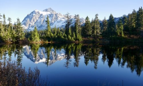 Picture Lake in the Heather Meadows