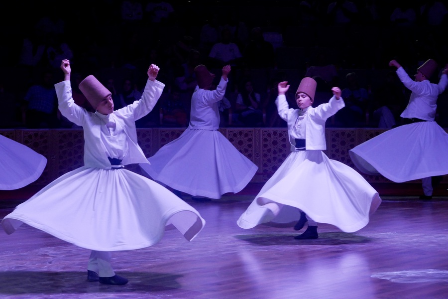 Whirling Dervishes at teh Mevlana Center in Konya