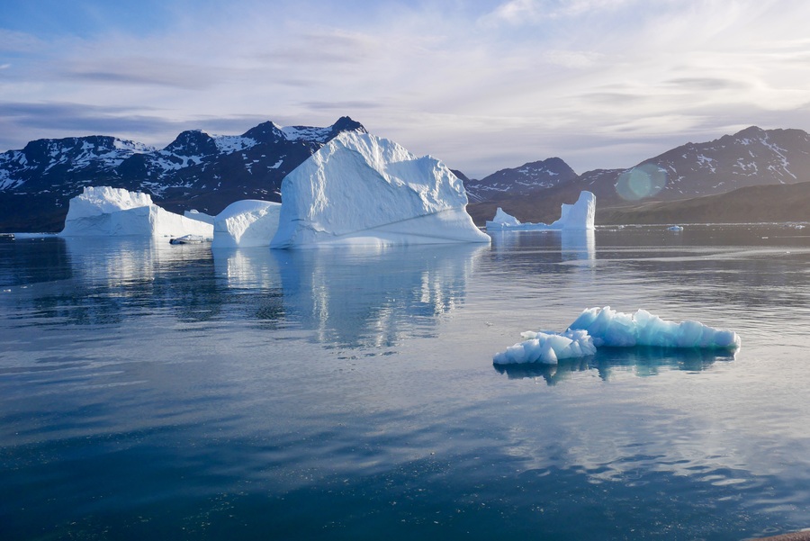 Icebergs in South Georgia